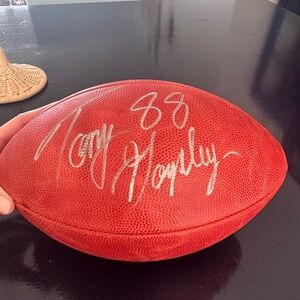 Autographed Tony Gonzales Football- Atlanta Falcons